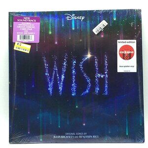 Disney WISH Soundtrack Vinyl Record Target Exclusive Limited Blue Splatter NEW